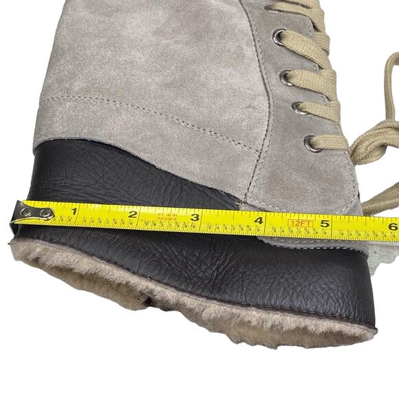 Celtic & Co. Women's Boxer Light Grey Suede Winter Boots Size 40 US 9 - Picture 13 of 13